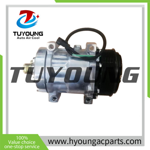 Sanden 7H15 Iveco Euro cargo Tector Truck vehicle air conditioning compressor PN# 4894306 SD 7H15 8144