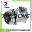 AUTO AC Compressor for Hitachi Excavator EX3600-5 EX3600-6 EX5500 EX8000 SD7H15 2pk 24v 132mm 4388086 Sanden 7991