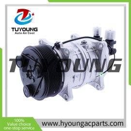 AUTO AC Compressor For Valeo TM-16 8PK 12V 489-18-00074-35 180007435 18-00074-35 489180007435