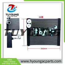 Auto ac Evaporators For SAIC Maxus G10 rear head evaporator; size: 215*260*38mm