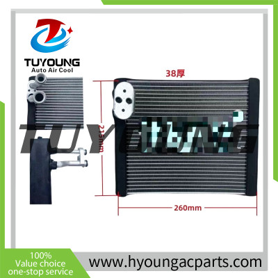 Auto ac Evaporators For SAIC Maxus G10 rear head evaporator; size: 215*260*38mm