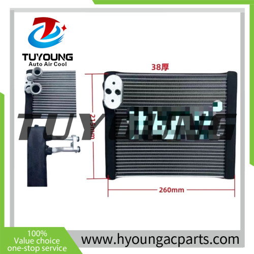 Auto ac Evaporators For SAIC Maxus G10 rear head evaporator; size: 215*260*38mm