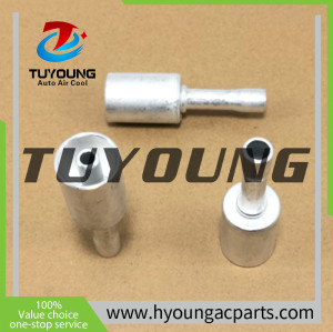 auto air conditioning pipe Fitting 5/16 aluminum union