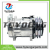F25/20010 Steel and Aluminum Material auto AC compressor for JCB excavator F25/20010 F2520010