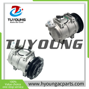 TUYOUNG China factory direct sale auto air conditioning compressor DKS15CH 24V for Hitachi Track Dumper, 4456130