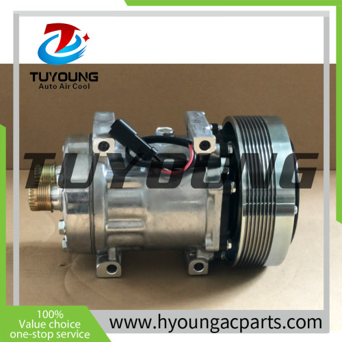 SD7H15 4768 auto AC compressor New holland CASE Claas Agco Caterpillar Deutz 86993463 47809628 84279787 86992688 48058423