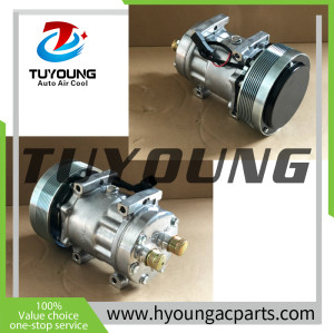 SD7H15 4768 auto AC compressor New holland CASE Claas Agco Caterpillar Deutz 86993463 47809628 84279787 86992688 48058423