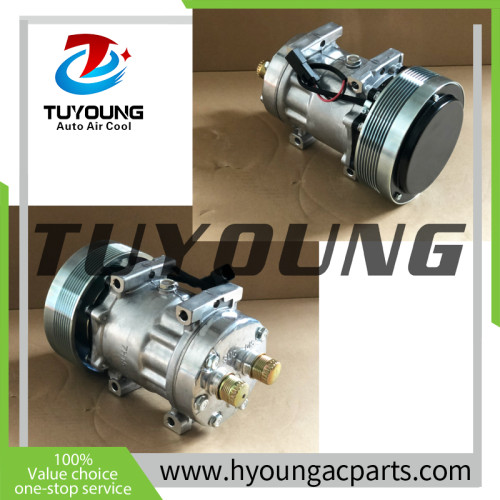 SD7H15 4768 auto AC compressor New holland CASE Claas Agco Caterpillar Deutz 86993463 47809628 84279787 86992688 48058423