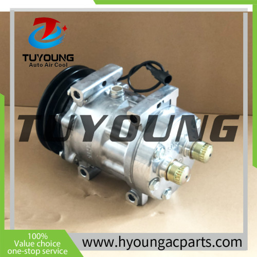 SD7H15 U4275 4275 auto ac compressors Case IH Caterpillar Wheel Loader 504020809 84159489 87430122