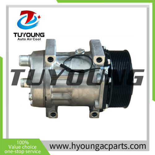 NEW HOLLAND auto ac compressor CASE PUMA 140 87300121 87709773 48033716 Sanden 7H15 12V 10PK