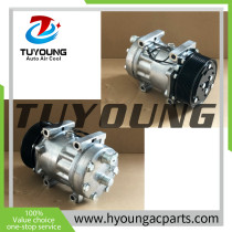 NEW HOLLAND auto ac compressor CASE PUMA 140 87300121 87709773 48033716 Sanden 7H15 12V 10PK