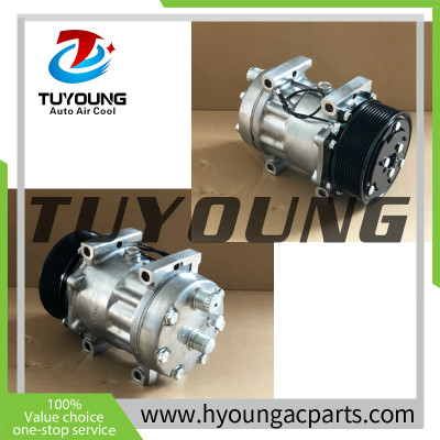NEW HOLLAND auto ac compressor CASE PUMA 140 87300121 87709773 48033716 Sanden 7H15 6020 12V 10PK 48033714