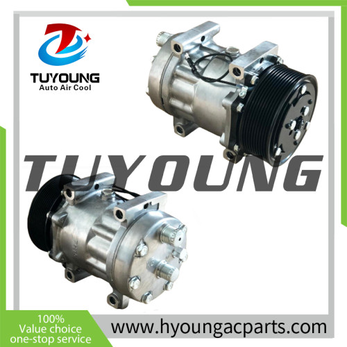 NEW HOLLAND auto ac compressor CASE PUMA 140 87300121 87709773 48033716 Sanden 7H15 12V 10PK