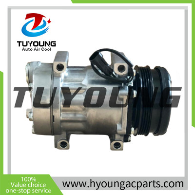 High quality SD7H15 U8148 auto AC compressor for AGCO CASE FORD NEW HOLLAND T6110 CITROEN JUMPE 87802912 47808999