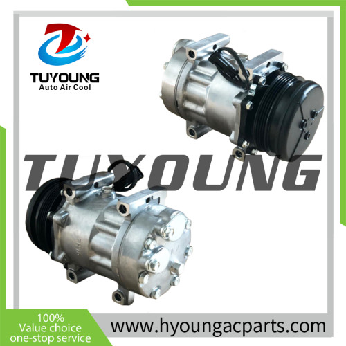 High quality SD7H15 U8148 auto AC compressor for AGCO CASE FORD NEW HOLLAND T6110 CITROEN JUMPE 87802912 47808999