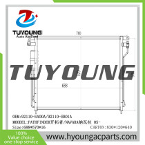 Auto ac condenser for PATHF INDER/ NAVARA 2005-  92110-EA00A 92110-EB01A size 688*570*16mm