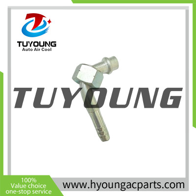 auto air conditioning pipe Fitting; on one side No. 10 and on the other side No. 12;