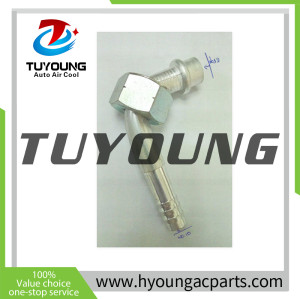 auto air conditioning pipe Fitting; on one side No. 10 and on the other side No. 12;