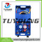 China manufacture Auto ac service tool box with manifold gauge set with recycling aluminum valve;R134 R22 R410 R600 ac Refrigerant Charging Gauge Set Manifold Pressure for HVAC System