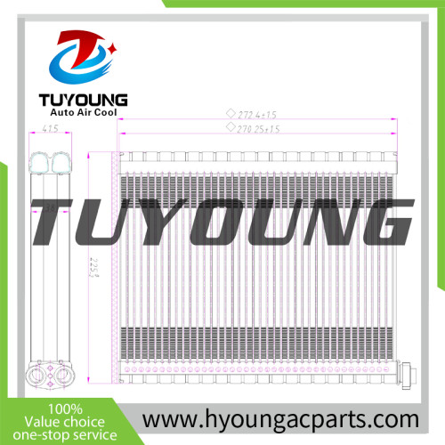 TUYOUNG Automotive ac evaporator core Mitsubishi L200 Triton Pajero 7810A036 92317 9700000900