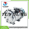new auto ac compressors JCB 12 volt 8pk China produce Sanden 7h15 320/08562 320/08563 7232/42840 714/40404