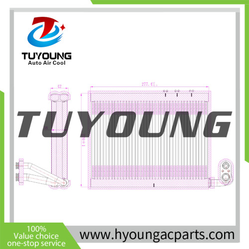 TUYOUNG China LHD Auto air conditioning evaporator core for Mitsubishi L2OO Triton, 7810A286, HY-ET193