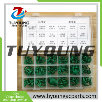 Auto a/c R134A O-RING 18 sizes 265pcs
