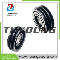 Auto AC Compressor Clutch Pulley for KOMATSU LANDINI SOILMEC 6553634 3557862M91 3552611M91 ACP20996NEW 2PK 132MM 12V V5