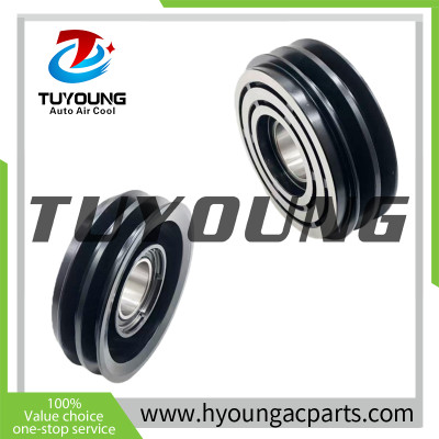 Auto AC Compressor Clutch Pulley for KOMATSU LANDINI SOILMEC 6553634 3557862M91 3552611M91 ACP20996NEW 2PK 132MM 12V V5