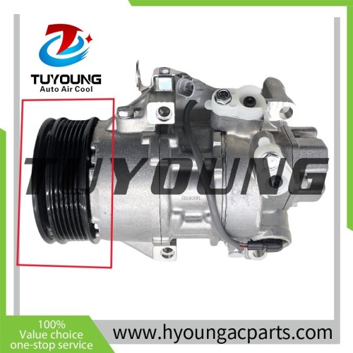 Auto AC Compressor Clutch Pulley for Toyota Yaris 88310-52511 447190-9140 447220-9738 447220-9739 6pk 105mm