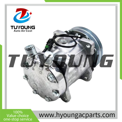 SD7H15  Auto AC Compressor for Sanden Models MODELS 4501-4750 4664 0042 0244 N83304052 N83304062 N83304363 N83304452 592004 525693 525748 525751 CO 4664  Sanden  4367