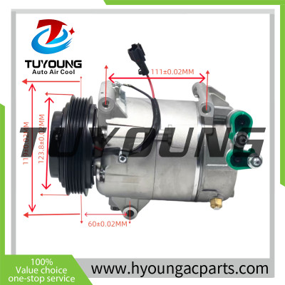 Auto A/C Compressor for JAC Refine S5 2014 1141225 81303010U1510 01141225 16460313 7CVC 5PK 12V