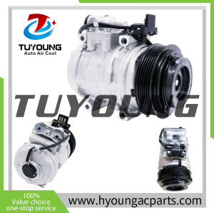 Car A/C Compressor fit Mercedes-Benz W124 W201 190E 300D 300TD 0002300511A 65633005122 0002301111 000230111A 10PA15C 6PK 12V
