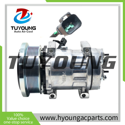 SD7H15 Auto ac compressors for Case IH  Tractor/ New Holland 3201291 3389100 4720559 320-1291 338-9100 472-0559
