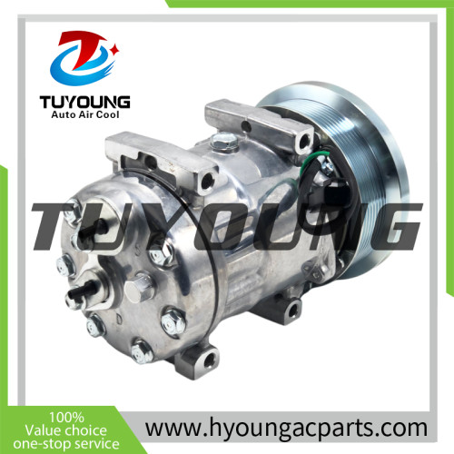 SD7H15 Auto ac compressors for Case IH  Tractor/ New Holland 3201291 3389100 4720559 320-1291 338-9100 472-0559