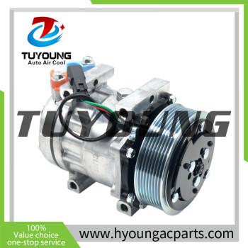 SD7H13 Auto AC Compressor Kobelco Komatsu Loader WA500-7 WA500-8 569-07-88122  569 07 88122  5690788122