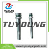 China supplier auto a/c pipe fittings size 1/2, 180 degree