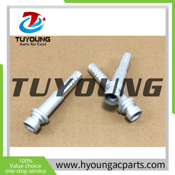 China supplier auto a/c pipe fittings size 13/32 180 degree