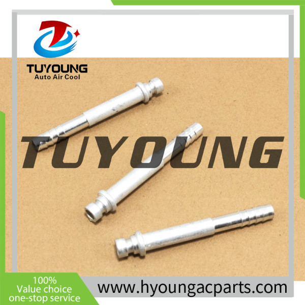 China supplier auto ac pipe fittings size 5/16 180 degree
