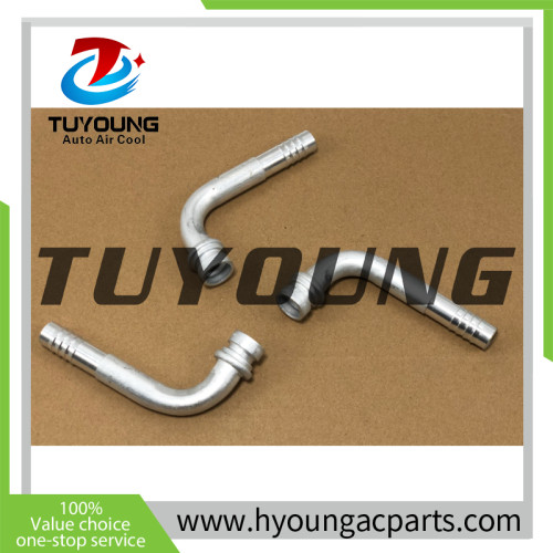 China supplier auto ac pipe fittings size 1/2, 90 degree
