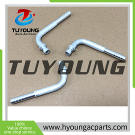 China supplier auto a/c pipe fittings size 5/16 90 degree