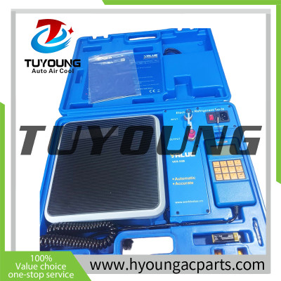 VES-50B Digital Refrigerant Electronic Scale 50KG; for HVAC (Heating, Ventilation, and Air Conditioning) and automotive air conditioning systems.