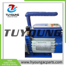 Auto air conditioning vacuum pump, 1 Stage Vacuum Pump, VP125, 110V～/60Hz, 3CFM, Power:  1/4 HP, Ultimate Vacuum:  5 Pa