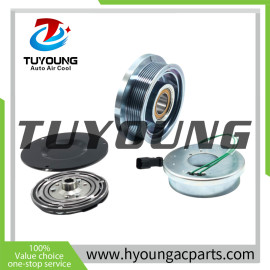 SD7H15 4095 SD 709 auto ac compressor Clutch fit Caterpillar 24V 320-1291 338-9100 133mm 8pk