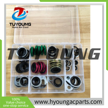 Automotive Air Conditioning compressors gasket seal kits box, car ac compressors seal washers, gasket bonded seals, Seal Gasket