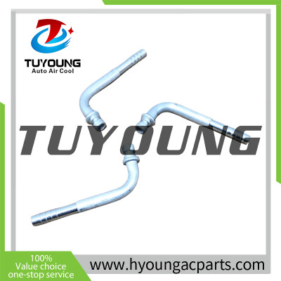 China supplier auto a/c pipe fittings size 5/16 90 degree