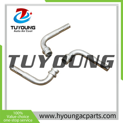 China supplier auto ac pipe fittings size 1/2, 90 degree