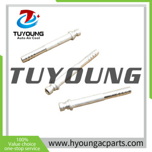 China supplier auto ac pipe fittings size 5/16 180 degree