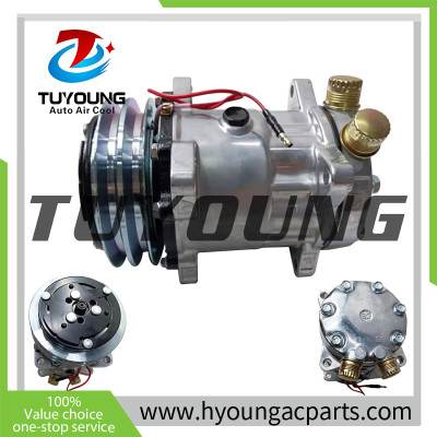SD7H15 2pk 132mm 12v auto ac compressor for Deutz-Fahr 65204000 4363723 72504984 78571 850893N DZAK013 1012-14912 CO-2054CA 65204000