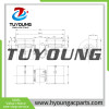 automotive air conditioning parts, integrated Roof air conditioner, fits bus / truck / Engineering Vehicle/and other large vehicles
